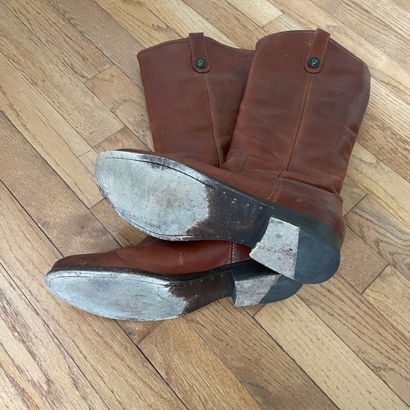 Frye Brown Leather Boots - Picture 7 of 10
